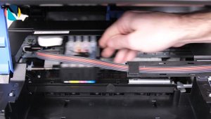 Установка бесконтактной СНПЧ на бесчиповый Epson XP-2100
