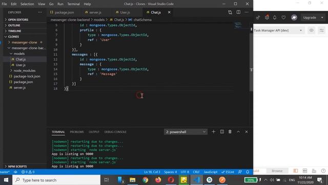Messenger Clone - React Native || Node JS Backend (Part - 1 || Setting up the Mongoose models) смотреть онлайн