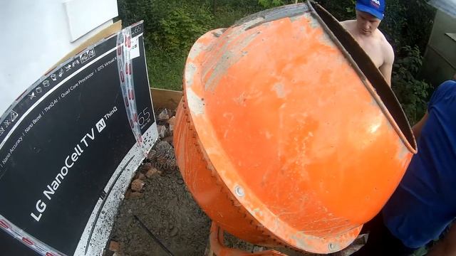 Делаем отлив (Отмостка) смотреть онлайн