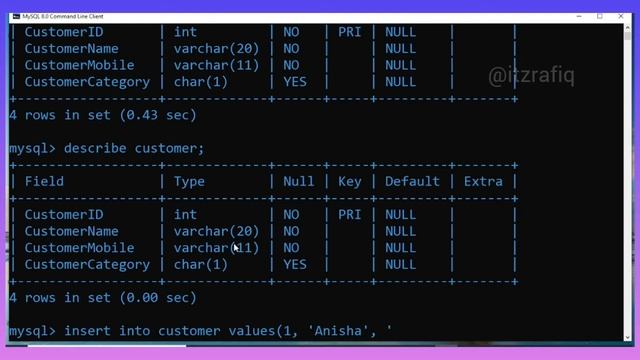 Class 10 Computer Science Computer 3 Database Part II MySQL Practical Practice Q IV