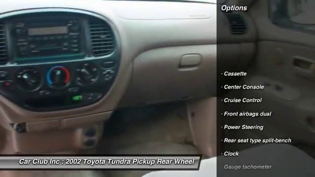 2002 Toyota Tundra Burien WA 268622 смотреть онлайн