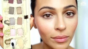 Макияж для карих глаз дневной