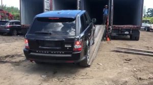 Grupo JL Logisitics embarca una Range Rover a Guatemala