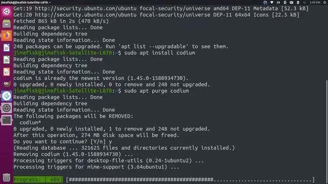 Install VSCodium with Snap on Ubuntu смотреть онлайн