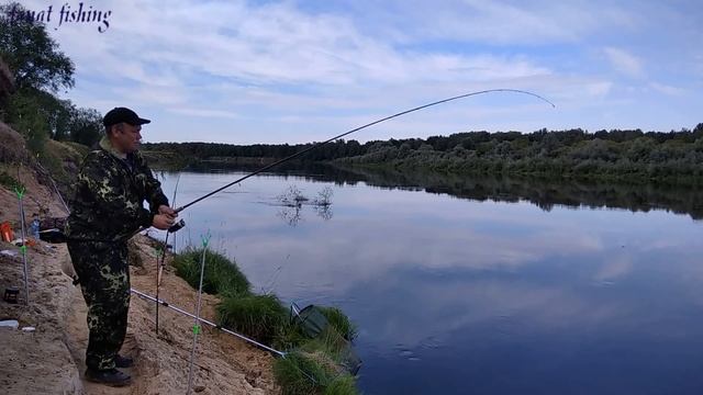 Повторный выезд на реку Клязьма. Ловля на фидер. смотреть онлайн