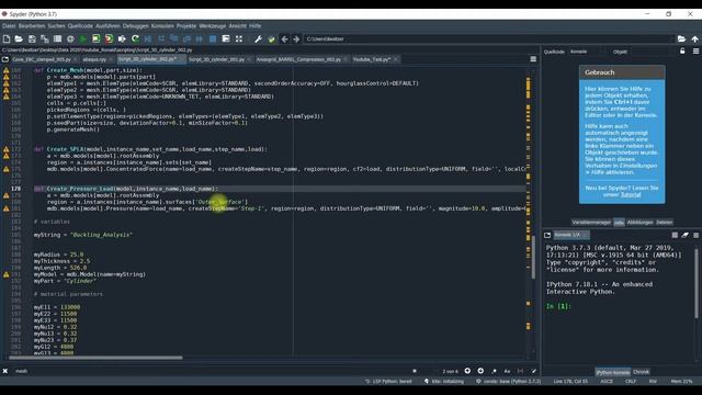 #19 Step-by-Step Guide for Professional ABAQUS-Python Scripting - Apply External Pressure Loading
