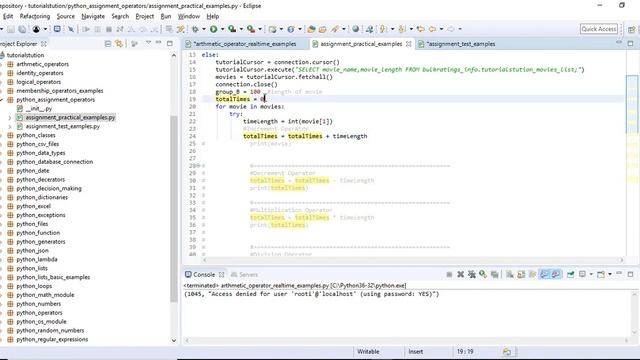 4 Python Assignment Operator Real-Time Examples | Regularpython | Regular Python