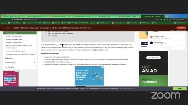 Oracle Certified Java Programmer 1Z0-808: Abstract Classes, Abstract Methods, Creating Interfaces смотреть онлайн
