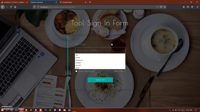 Cashless Cafeteria | Java web application base project