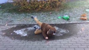 Упал и сломал ногу!!!