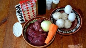 Печеночный торт с манкой