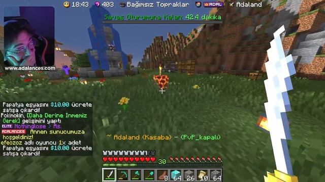 Doğukan Adal Şifresini Sızdırıyor / Towny Sunucusnau Ve Adal'a Saldırı Yapılırken смотреть онлайн