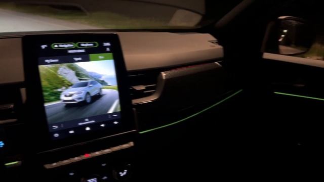 RENAULT Megane Conquest (Arkana) 2022 at night - CRAZY LED lights, AMBIENT lights (COUPE SUV) смотреть онлайн