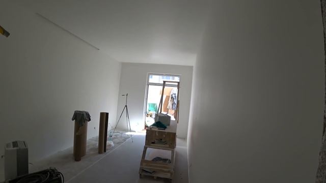 Покраска потолка соплом 1221 и 208, почему такими!!!? | Painting a ceiling spray machine!! смотреть онлайн