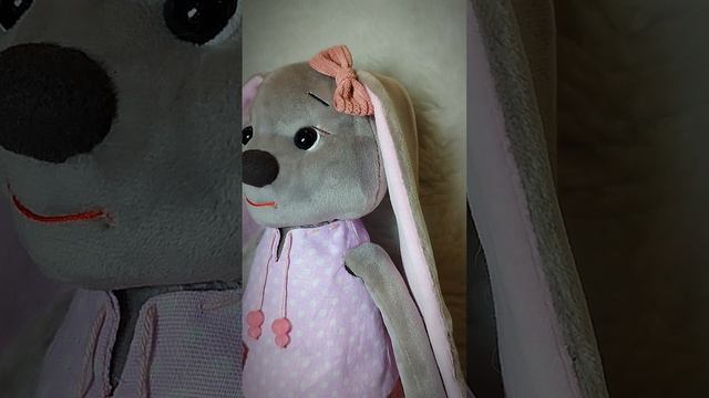 Интерьерная игрушка ручной работы "Зайка"