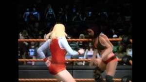 WWE SVR low blow match. 005