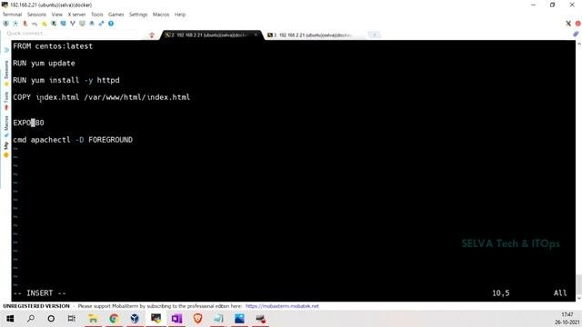 Docker in Tamil - 04 | Create Docker Images using DockerFile - Explained in Detail