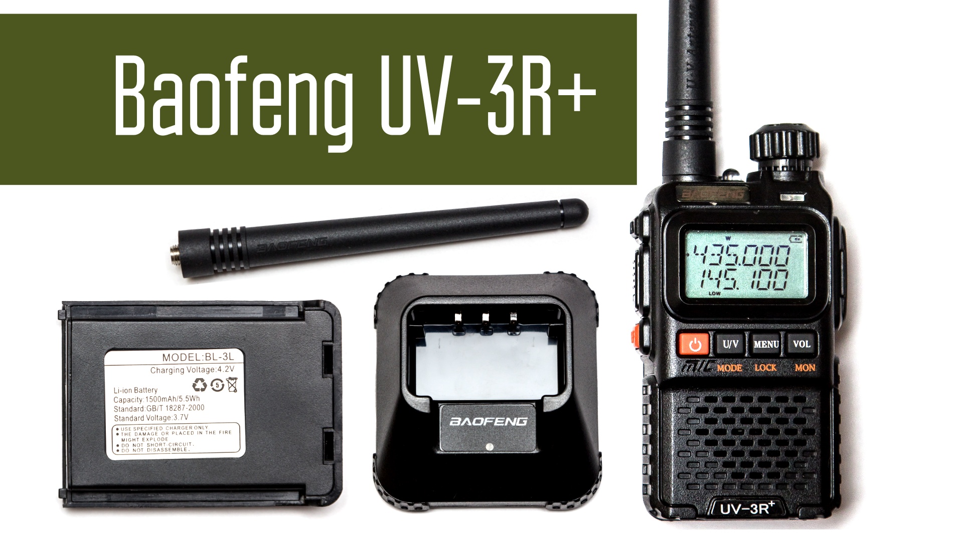 Baofeng UV-3R+ двухдиапазонная радиостанция. Полный обзор. Проверка, разборка, измерение мощности.