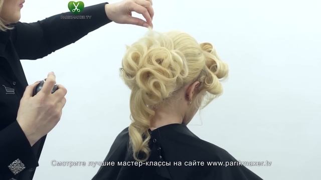 Прическа из длинных волос ☆☆☆☆☆ Виктория Скимбатор. Парикмахер тв parikmaxer.tv . смотреть онлайн