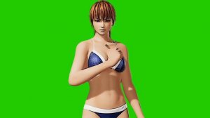 [Animated Green Screen] Kasumi Eden Costume Green Animation | Dead or Alive 6 | Free to Download