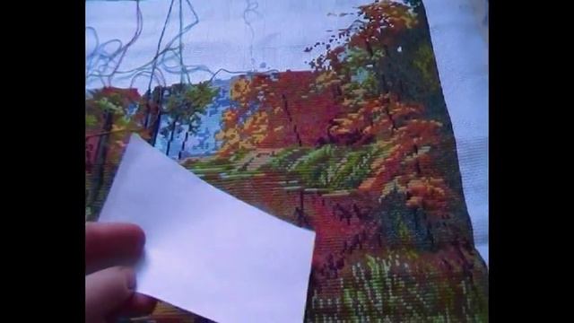 ВЫШИВКА КРЕСТОМ багрянец осени отчет 4 смотреть онлайн