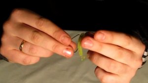 Не зацепляемая рыбацкая снасть  Как одеть офсетный крючок на силикон?