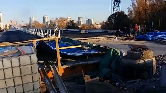 Поклонногорский путепровод СПб 02.11.2017г. смотреть онлайн