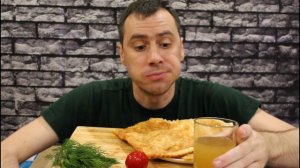 MUKBANG Огромные чебуреки с Пивом/  МУКБАНГ /  ASMR / Мукбанг Сеня / eating show / 먹방