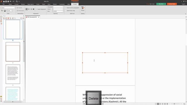 How to Delete Text from a PDF File using Nitro Pro смотреть онлайн