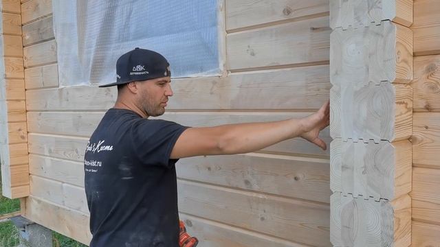 СЕКРЕТЫ ШЛИФОВКИ/Покраска и шлифовка дома из клееного бруса/Делимся секретами