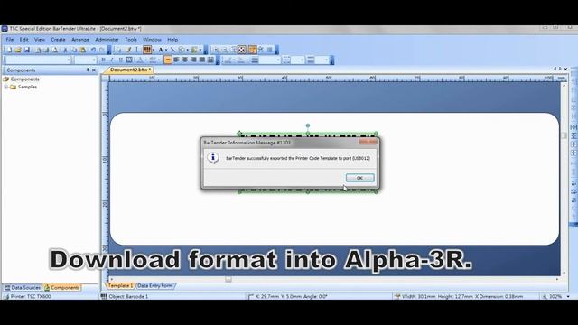 Scan and Print On-Demand with TSC Alpha Series