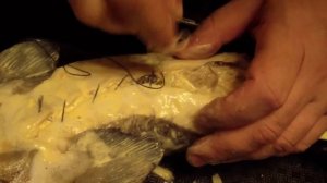 Осётр в духовке или как я готовил рыбку на Новый год!