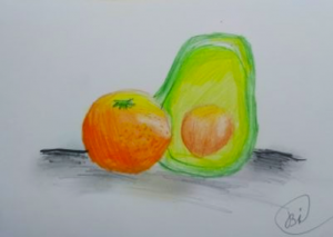 Рисовать фрукты - это не сложно😉