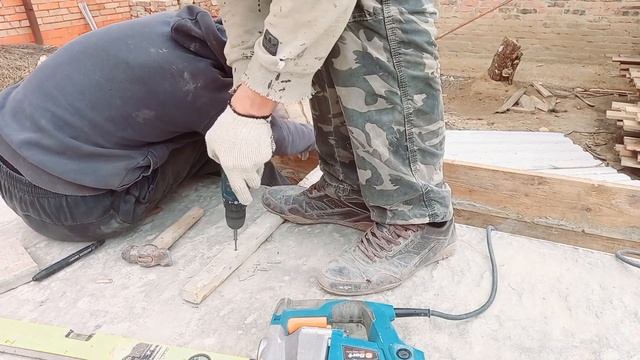 Нулевой ряд после плит .бетонный пояс.цокольный этаж своими руками.подвал.заделка плит перекрытия смотреть онлайн