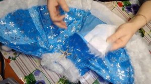 костюм снегурочки из новогодних колпачков своими руками