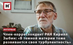 ЧЛЕН-КОРРЕСПОНДЕНТ РАН КИРИЛЛ ЗЫБИН: «В ТЕМНОЙ МАТЕРИИ ТОЖЕ РАЗВИВАЕТСЯ СВОЯ ТУРБУЛЕНТНОСТЬ»