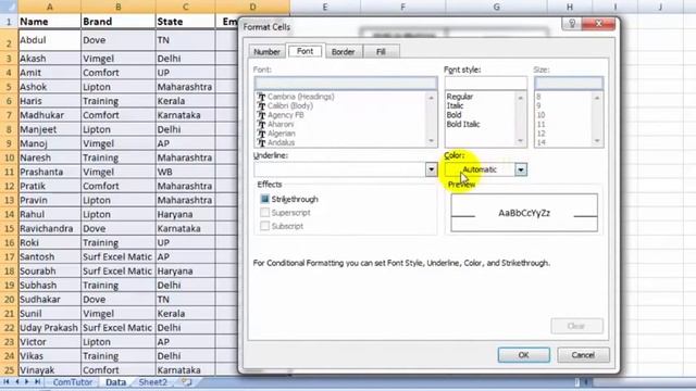 Search box in Excel│create a search box in excel with condition formatting│Excel search box in HIND смотреть онлайн