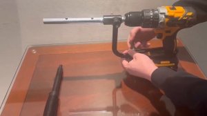 Адаптер-упор для шуруповерта под ледобур.