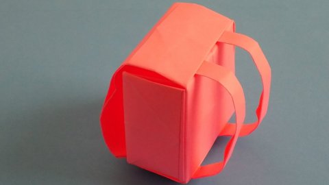 Оригами портфель из бумаги - Поделки из бумаги