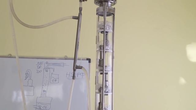 Колпачковая ПРавильная колонка замеры ее работы в цифрах. смотреть онлайн