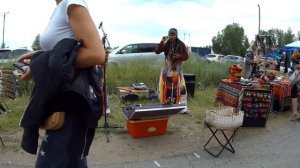 Индейская этническая музыка | Живое выступление на Мир Сибири в Шушенском 2019