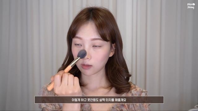 10분컷❄️톤업크림+노렌즈+노아이라인 꾸안꾸 메이크업 ?(에뛰드 밀키 뉴이어)