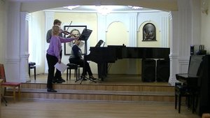 «Работа над крупной формой в классе скрипки»