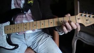 Hysteria.Def Leppard cover on Fender strat guitar