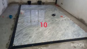 Укладка крупноформатного керамогранита стоимостью в 85000 рублей! Делаем заготовки! Просто ??