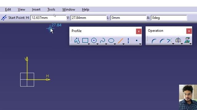 CATIA Lecture - 1 | Create Sketch in CATIA | Show Tool Bar | Draw Object in CATIA