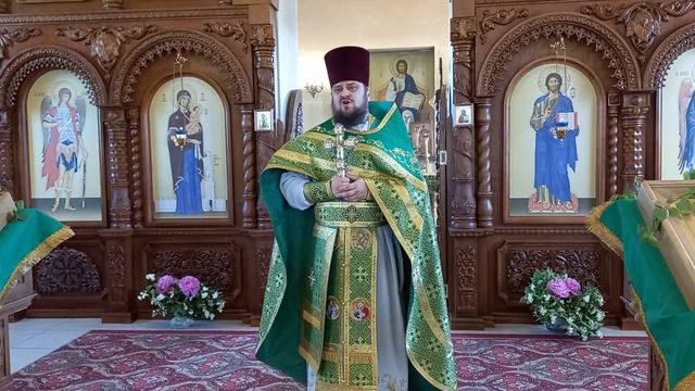 Священник Павел Курганов. В день Святой Троицы