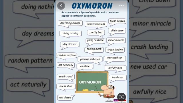 what is oxymoron?  #viral #shortsvideo #inspiringenglishteaching