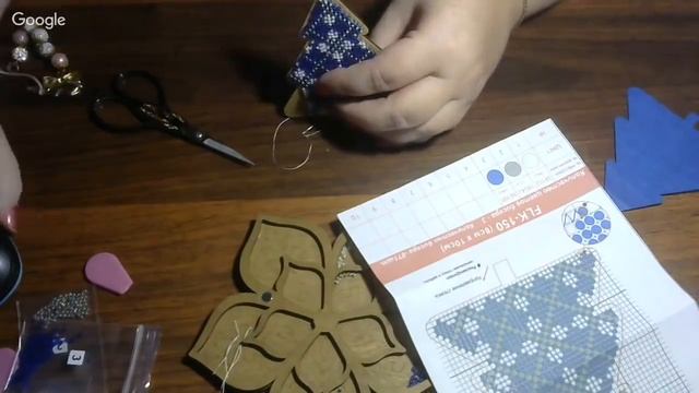 Вышивальная трансляция. Завершила елочку. смотреть онлайн