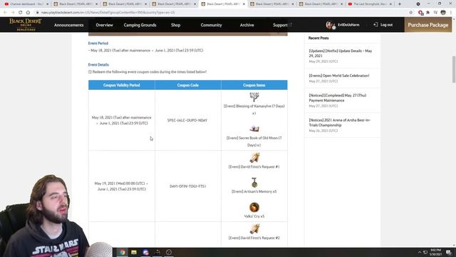 [Black Desert] Last Day to Transfer Account, Redeem Codes (If You Haven't Already!) смотреть онлайн